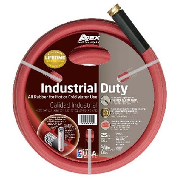 Apex Apex 8695-25 0.63 in. x 25 ft. Industrial Hot Water All Rubber Hose 722066